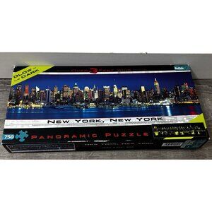 Buffalo Games New York, New York 3ft Panoramic Puzzle Glow In The Dark 750 Piece